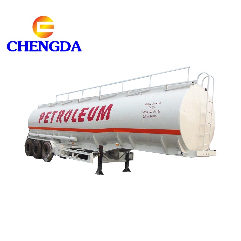 3 axles Aluminum Stainless steel Q304 food grade Fuel Trailer Tankers Oil Truck Trailer