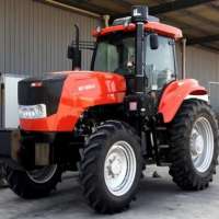 Cheap price of KAT 1804 180HP 4WD farming Tractor with front end loader and backhoe